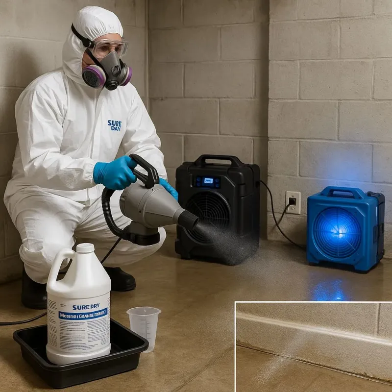 Sanitization and Odor Removal process in Fountain Inn, SC